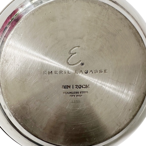 EMERIL LAGASSE Stainless Steel Copper Core Frying Pan Skillet 8 Inch - Picture 4 of 5